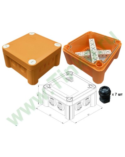 КМ-О-1212(П)(18к)-IP66(П6-12): Коробка монтажная огнестойкая в Саранске