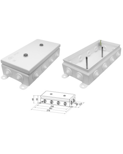 КМ IP55-1224. Коробка монтажная электротехническая. Гефест в Саранске