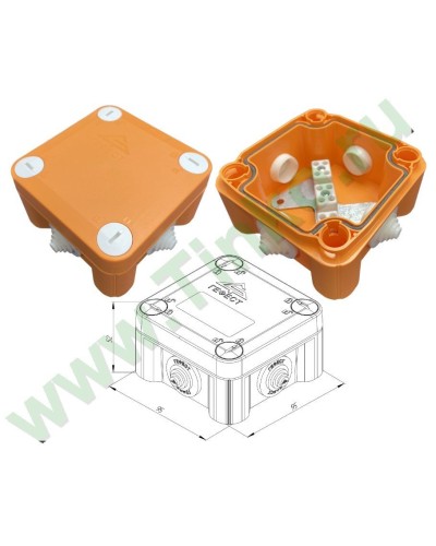 КМ-О-1010(П)(8к)-IP55: Коробка монтажная огнестойкая в Саранске