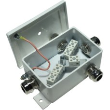 КМ-О (10к*6,0)-IP66-d, три ввода: Коробка монтажная огнестойкая