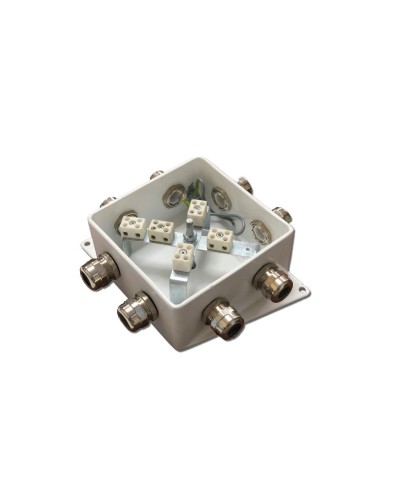 КМ-О (10к)-IP66-120х120, шесть вводов: Коробка монтажная огнестойкая в Саранске
