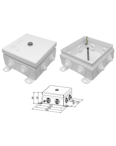КМ IP55-1212. Коробка монтажная электротехническая. Гефест в Саранске
