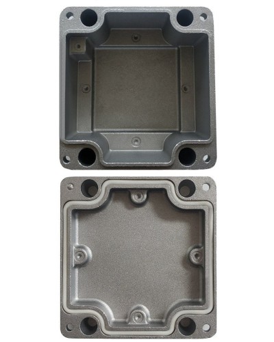 МКС Мороз, глухая, IP66/IP68, серый. Коробка коммутационная металлическая. Магнито-Контакт в Саранске