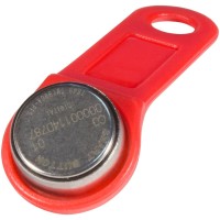 Ключ SB 1990 A TouchMemory (красный). Ключ электронный Touch Memory с держателем. Прочие зарубежные