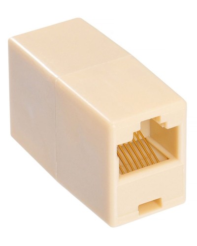 RJ-45 (розетка)-RJ-45 (розетка) (бежевый): Разъем распределительный в Саранске