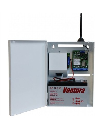 SR103-2GSM-SBK25-W Ретро (SR103-2GSM BK-7W) под АКБ 7Ач, цвет белый. Конвертор протоколов. Проксима в Саранске
