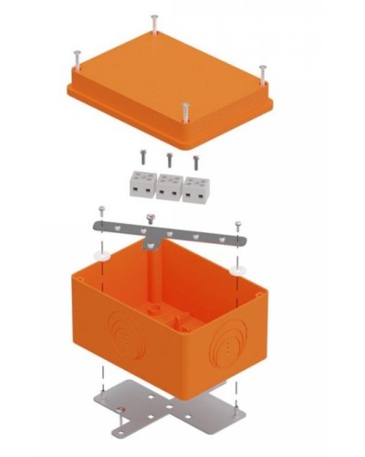 Коробка огнестойкая 150х110х90 E15-E120 для о/п (40-0351-FR1.5-6). Коробка огнестойкая для открытой установки. Промрукав в Саранске