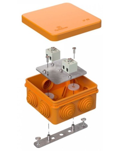 Коробка огнестойкая 80х80х40 (40-0210-FR1.5-4). Коробка огнестойкая для открытой установки. Промрукав в Саранске
