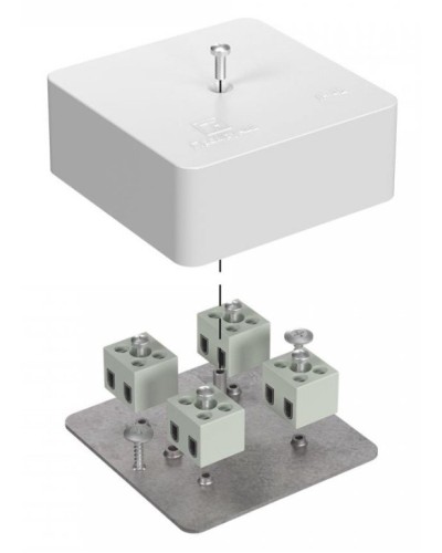 Коробка огнестойкая 75х75х30 (40-0450-FR2.5-8). Коробка огнестойкая для открытой установки. Промрукав в Саранске