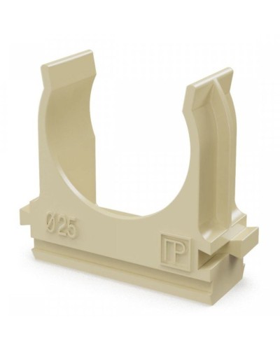 Крепёж-клипса для труб АБС-пластик сосна D25 (100 шт) (PR13.0050). Крепление для труб ПВХ. Промрукав в Саранске