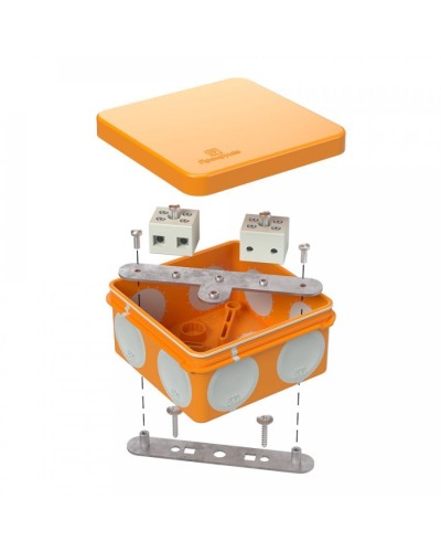 Коробка огнестойкая 80х80х40 (60-0210-FR6.0-4). Коробка огнестойкая для открытой установки. Промрукав в Саранске