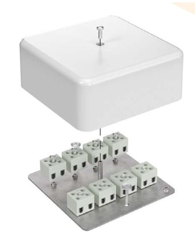 Коробка огнестойкая 103х103х45 для кабель-канала (40-0470-FR10.0-6). Коробка огнестойкая для кабель-канала. Промрукав в Саранске
