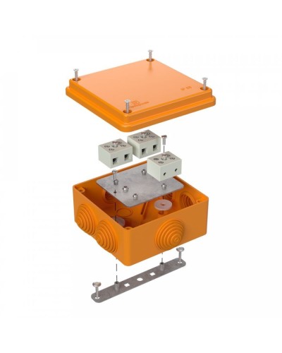 Коробка огнестойкая 100х100х50 (40-0300-FR6.0-6). Коробка огнестойкая для открытой установки. Промрукав в Саранске