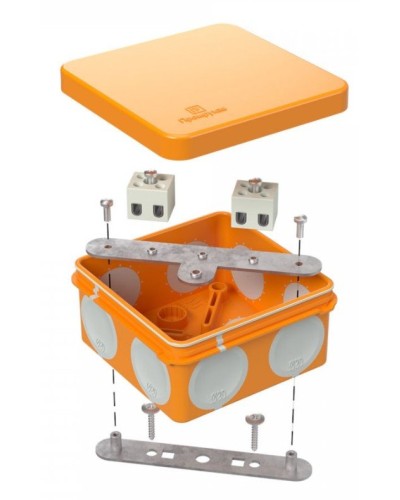 Коробка огнестойкая 80х80х40 (60-0210-FR2.5-6). Коробка огнестойкая для открытой установки. Промрукав в Саранске