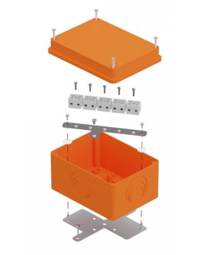 Коробка огнестойкая 150х110х90 E15-E120 для о/п (40-0351-FR1.5-10). Коробка огнестойкая для открытой установки. Промрукав в Саранске