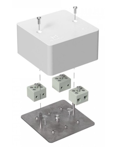 Коробка огнестойкая 103х103х45 (40-0470-FR2.5-6). Коробка огнестойкая для открытой установки. Промрукав в Саранске