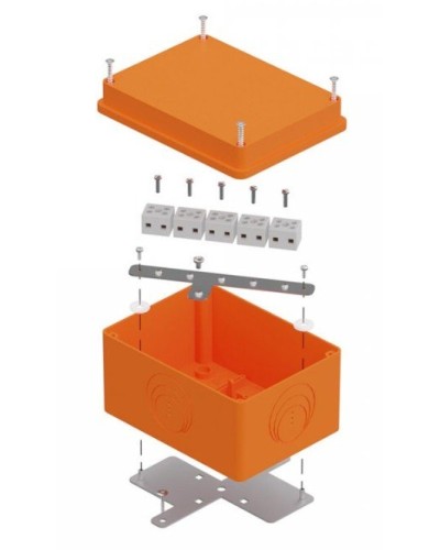 Коробка огнестойкая 150х110х90 E15-E120 для о/п (40-0351-FR2.5-10). Коробка огнестойкая для открытой установки. Промрукав в Саранске