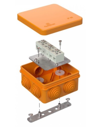 Коробка огнестойкая 80х80х40 (40-0210-FR2.5-6). Коробка огнестойкая для открытой установки. Промрукав в Саранске