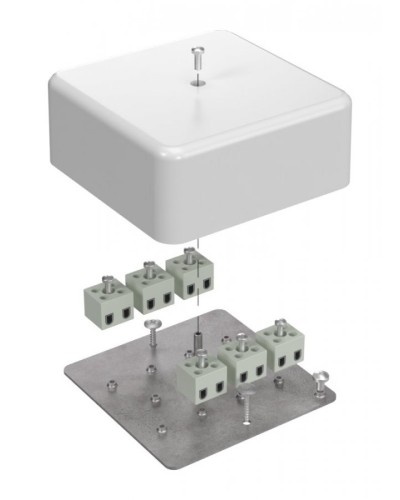 Коробка огнестойкая 103х103х45 (латунь) (40-0470-FR2.5-12-Е60). Коробка огнестойкая для открытой установки. Промрукав в Саранске