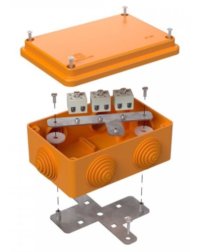 Коробка огнестойкая 120х80х50 (40-0340-FR1.5-6). Коробка огнестойкая для открытой установки. Промрукав в Саранске