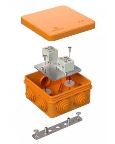 Коробка огнестойкая 40-0210-FR6.0-4 Е15-Е120 80х80х40. Коробка огнестойкая для открытой установки. Промрукав в Саранске