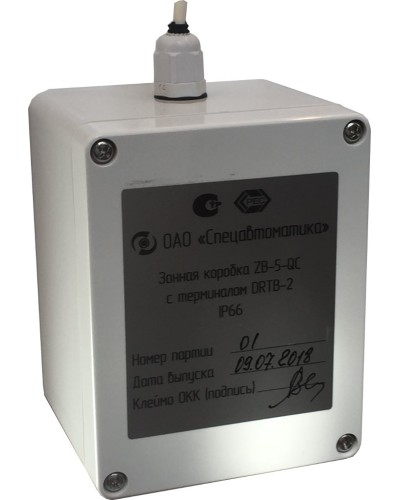 ZB-5-QC с DRTB-2 исп.01. Монтажная зонная коробка. Спецавтоматика, Москва в Саранске