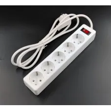 SP5W-530 GARDA. Сетевой фильтр 5 розеток,3м, белый. 5bites