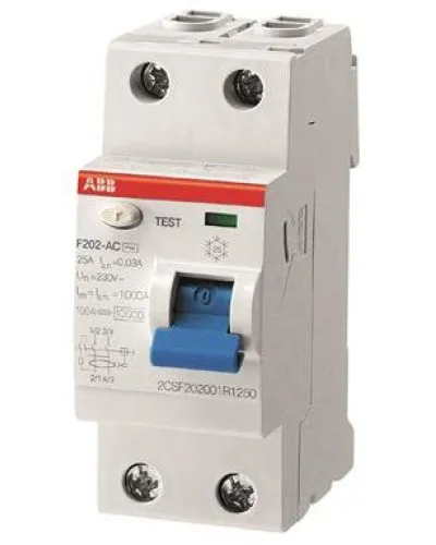 F202 AC-25/0,03 (2CSF202001R1250). Выключатель дифференциального тока (УЗО). ABB в Саранске