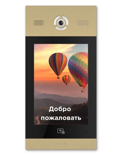 AA-14FB GOLD. Вызывная панель подъездного IP-домофона. BAS-IP в Саранске