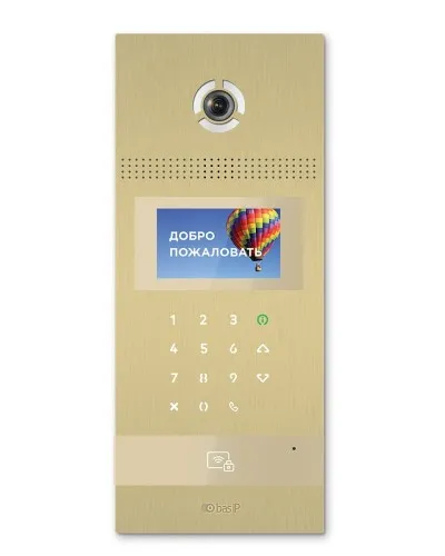 AA-12FB GOLD. Вызывная панель подъездного IP-домофона. BAS-IP в Саранске
