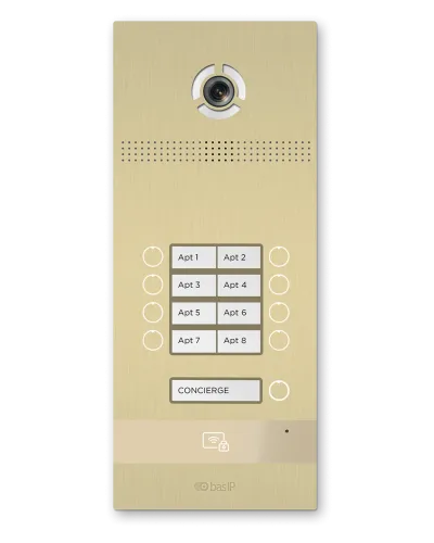 BI-08FB GOLD. Вызывная панель IP-домофона. BAS-IP в Саранске