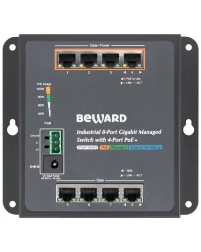 STWP-08HP4. Коммутатор 8-портовый. Beward в Саранске