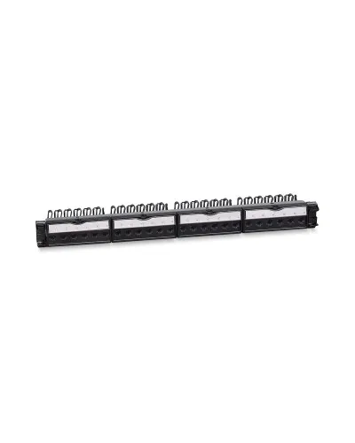 PL-24-KJ-RJ45-Cat.6a-180T (11832c): Патч-панель 19" (1U), 24 порта RJ-45, категория 6a, с задним кабельным организатором в Саранске