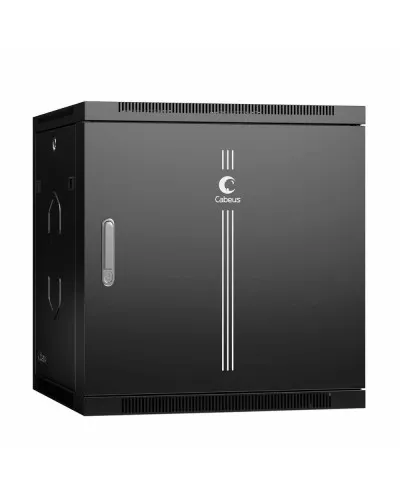SH-05F-12U60/60m-R-BK (10744c). Шкаф телекоммуникационный 19 настенный 12U. CABEUS в Саранске
