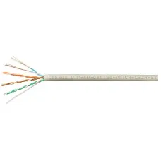 UTP-4P-Cat.5e-SOLID-GY-LIGHT-100 (9995c-5). Кабель «витая пара» (LAN) для структурированных систем связи. CABEUS