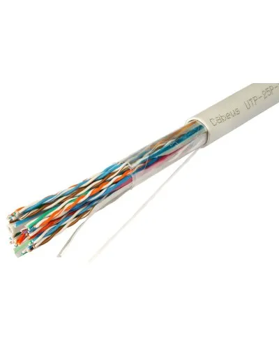 UTP-25P-Cat.5-IN-LSZH (10167c). Кабель «витая пара» (LAN) для структурированных систем связи. CABEUS в Саранске
