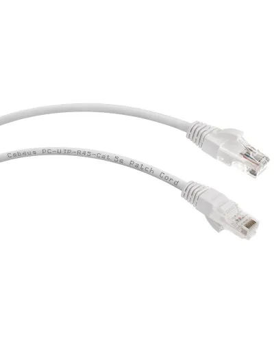 PC-UTP-RJ45-Cat.6-0.5m-LSZH (8876c), серый. Патч-корд медный. CABEUS в Саранске
