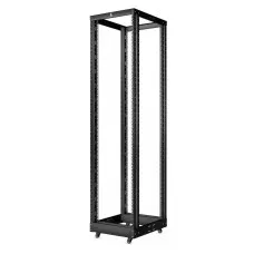 RA-45U-1000-BK (10161c). Открытая стойка 19, 45U, двухрамная, усиленная, цвет черный. CABEUS
