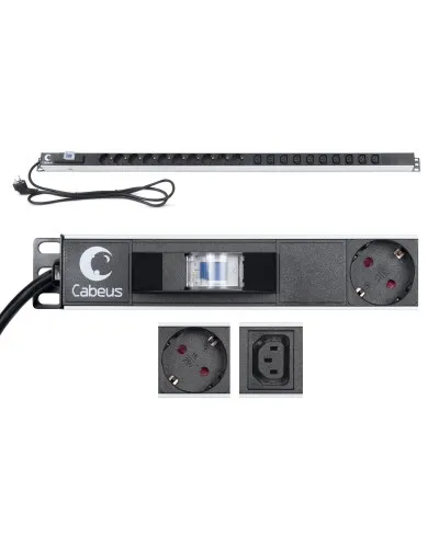 PDU-16-10S-10C13-B (9552c). Блок розеток. CABEUS в Саранске