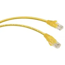 PC-UTP-RJ45-Cat.5e-5m-YL-LSZH (9501c), желтый. Патч-корд медный. CABEUS