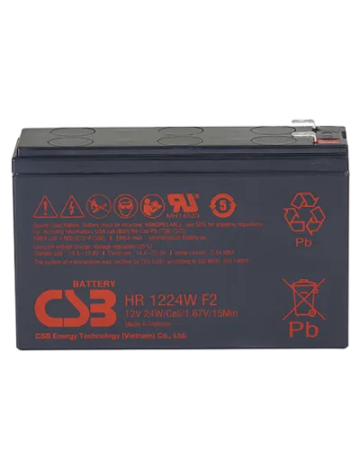 CSB HR 1224W F2 F1. Аккумулятор герметичный свинцово-кислотный. CSB в Саранске