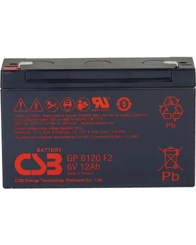 CSB GP 6120. Аккумулятор герметичный свинцово-кислотный. CSB в Саранске