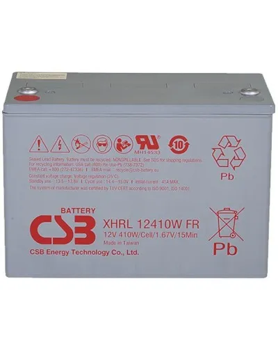 CSB XHRL 12410W FR. Аккумулятор герметичный свинцово-кислотный. CSB в Саранске