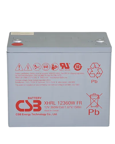 CSB XHRL 12360W FR. Аккумулятор герметичный свинцово-кислотный. CSB в Саранске