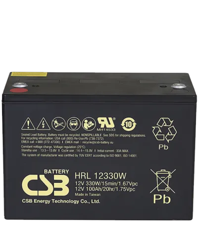 CSB HRL 12330W. Аккумулятор герметичный свинцово-кислотный. CSB в Саранске