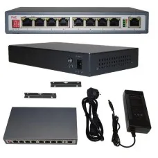 CO-SWP9C. Коммутатор 8-портовый  Gigabit Ethernet с PoE. ComOnyx