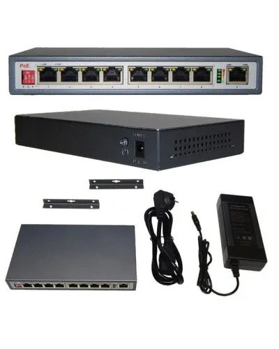 CO-SWP9C. Коммутатор 8-портовый  Gigabit Ethernet с PoE. ComOnyx в Саранске