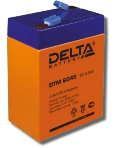 Delta DTM 6045. Аккумулятор герметичный свинцово-кислотный. Delta в Саранске