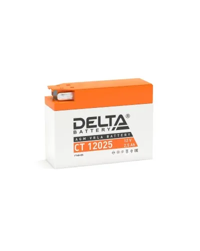 Delta CT 12025. Аккумулятор герметичный свинцово-кислотный стартерный. Delta в Саранске