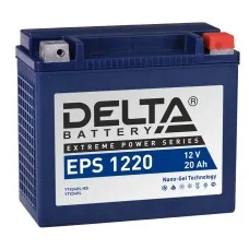 Delta EPS 1220. Аккумулятор герметичный свинцово-кислотный стартерный. Delta